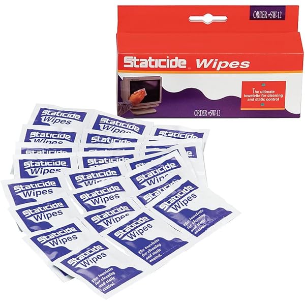 SGNL② Static Co Amazon.com: ACL SW12 Staticide Wipes, 5